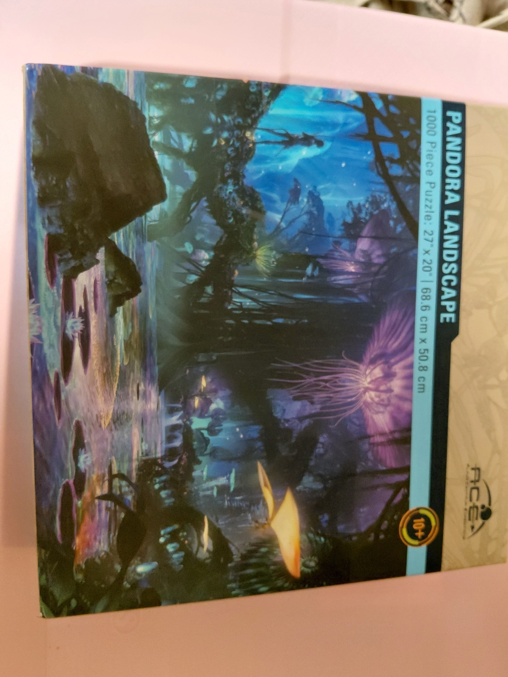 Pandora Landscape 1000-Piece Puzzle - Blue & Purple Fantasy Scene